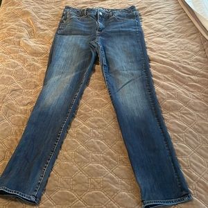 AE high-rise, straight leg, jeans